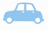 Zawieszka dekor ozdoba dziecięca SAMOCHÓD AUTO błę