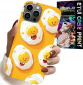 ETUI DO IPHONE 12 PRO MAX - SŁODKIE UŚMIECHNIĘTE JAJKA CASE + FOLIA