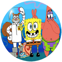 Opłatek na tort Spongebob