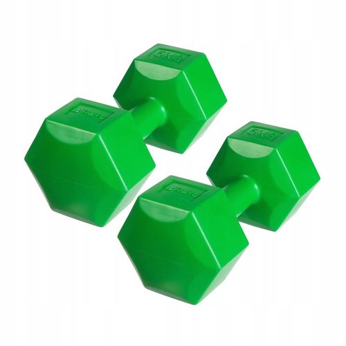 Hantle Ciężarki do Ćwiczeń Fitness Sześciokątne Zestaw 2x 5 kg Pro DrFit na Arena.pl