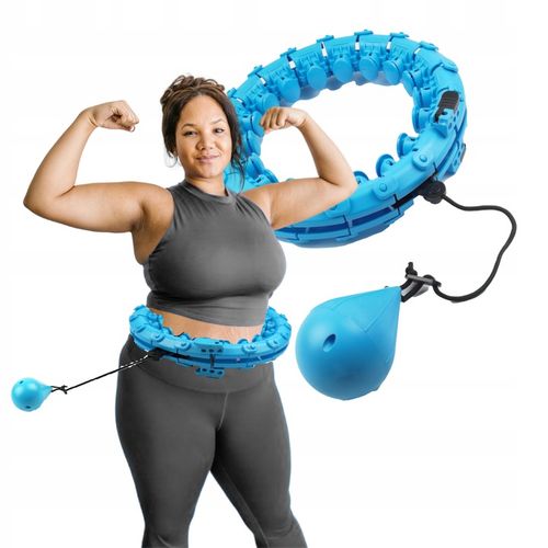 Zestaw Hula Hop Odchudzające z Wypustkami XXL PLUS SIZE 145cm w TALI GRATIS na Arena.pl