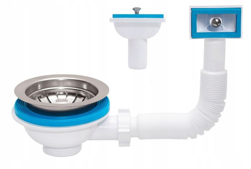 KOSZYK ZLEWOZMYWAKA ZLEWU SITKO PRZELEW 8cm 3,5 zdjęcie 1