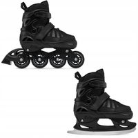 Rolki Łyżwy figurowe 2w1 Regulowane RAVEN Oxen Black 38-42