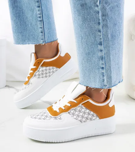 Białe sneakersy damskie Manal 38 na Arena.pl