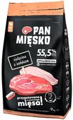 Pan Mięsko Cielęcina z Indykiem 9kg chrupki M