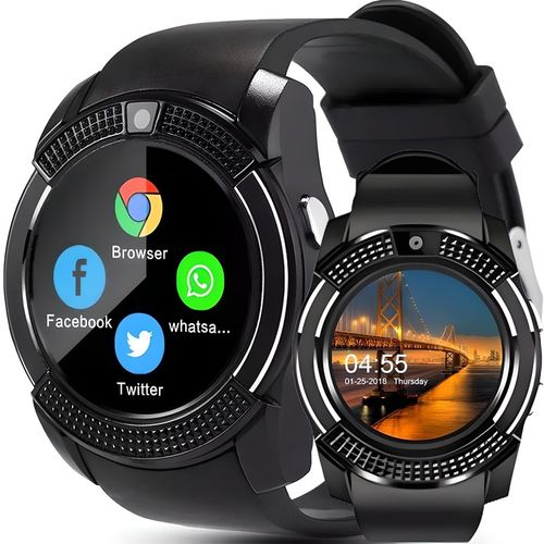 SMARTWATCH V8 ZEGAREK SMART WATCH PL KARTA SIM SD na Arena.pl