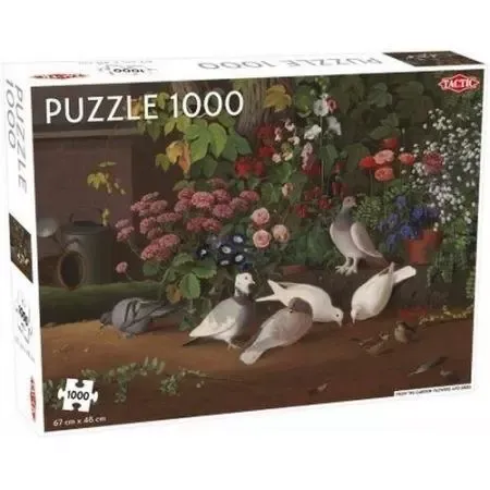 Puzzle Flowers and Birds 1000 elementów zdjęcie 1