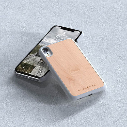 Drewnianie etui do iPhone XR (Light Grey) na Arena.pl