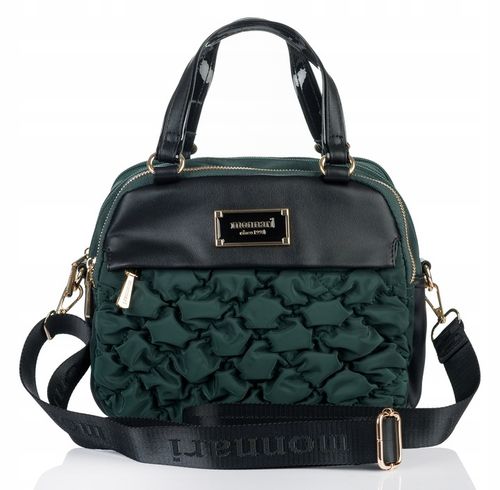 TOREBKA LISTONOSZKA MONNARI PIKOWANA SPORTOWA POJEMNA 3 KOMOROWA Zielona na Arena.pl