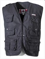 Kamizelka czarna bezrękawnik dla ochroniarza