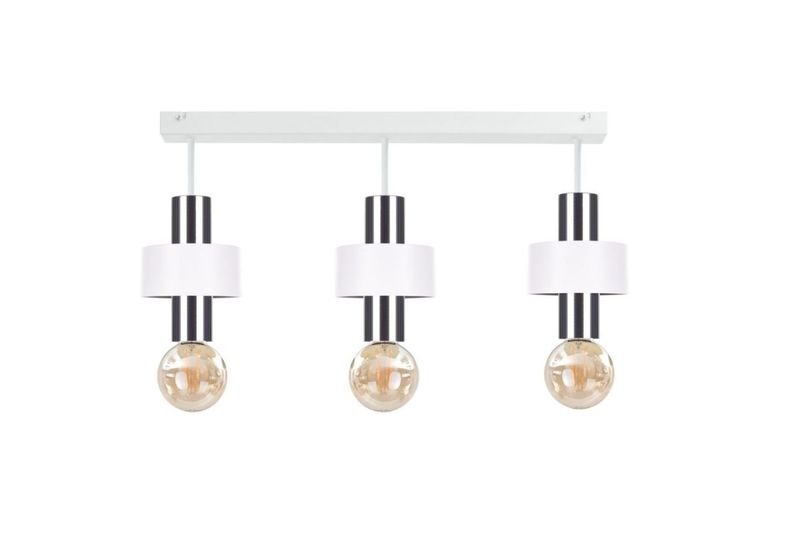 Lampa sufitowa 3xE27 UNICA WHITE/SILVER zdjęcie 1