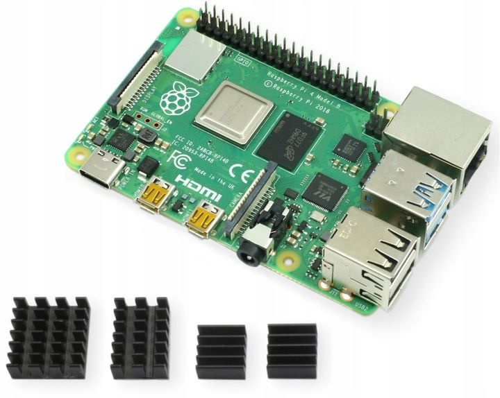 Raspberry Pi4 Model B - 4GB + radiatory zdjęcie 1