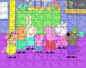 Puzzle Świnka Peppa