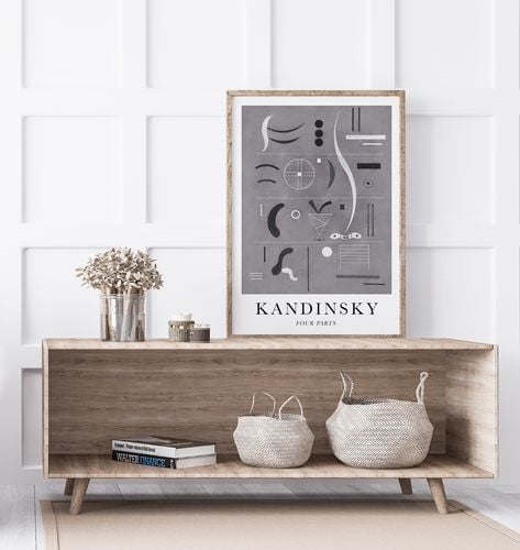 Plakat cyfrowy do wydruku kandinsky na Arena.pl