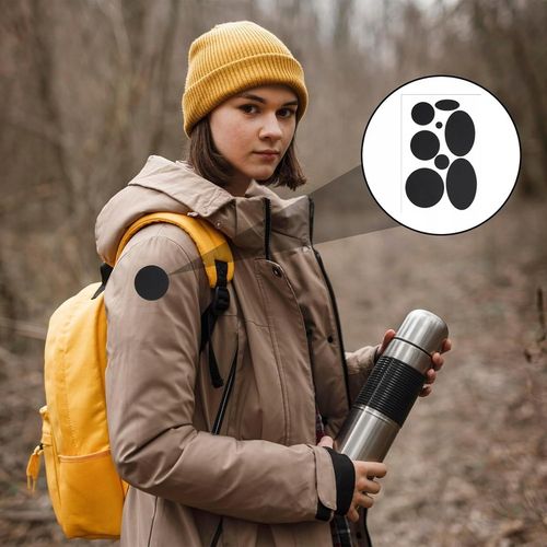 ZESTAW NAPRAWCZY ŁATKI DO KURTEK PUCHOWYCH ZIMOWYCH 40X CZARNE na Arena.pl