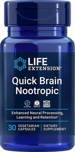 Life Extension Quick Brain Noontropic - 30 kapsułek na Arena.pl