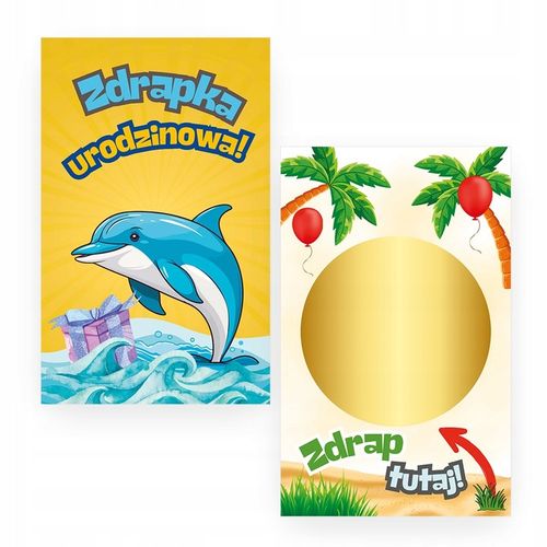 Zdrapki dla Dzieci z zadaniami Safari Urodzinowe aZD 25 sztuk na Arena.pl