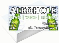 Wizytówki firmowe 100szt WIELE WZORÓW do wyboru GALERIA ALKOHOLI