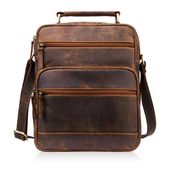 torba męska skórzana vintage brązowa listonoszka męska paolo peruzzi