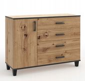 Komoda P2 szuflady 120 cm dąb artisan