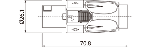 Roxtone wtyk speakon 4-pin żeński niebieski RS4F-N-BU na Arena.pl