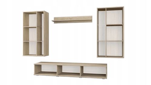 Meblościanka CUBE biały mat meble pokojowe na Arena.pl