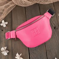 saszetka damska skórzana nerka różowa paolo peruzzi t-97-pi