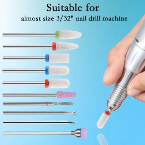 ZESTAW FREZÓW CERAMICZNYCH I DIAMENTOWYCH 10SZT na Arena.pl