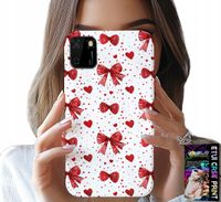 ETUI DO HUAWEI Y5P - CZERWONE WSTĄŻKI WSTĄŻKA MODNE WZORY