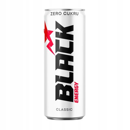 BLACK ENERGY Zero Sugar Gazowany napój energetyzujący 250 ml x24 sztuk na Arena.pl