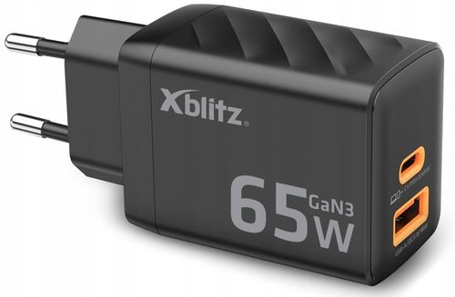 SZYBKA PODWÓJNA ładowarka sieciowa Xblitz XC2 GaN3 USB-C PD 65W USB-A QC3.0 na Arena.pl