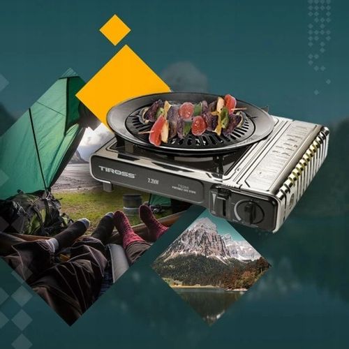 Kuchenka turystyczna +GAZ x 4 szt. TS-265 PIKNIK KAMPING PLENER na Arena.pl