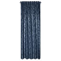 Zasłona na taśmie w stylu eko SCARLET 135X270 granatowa