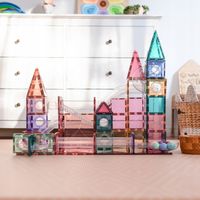 Klocki magnetyczne konstrukcyjne Kulodrom Connetix Pastel 106 elementów