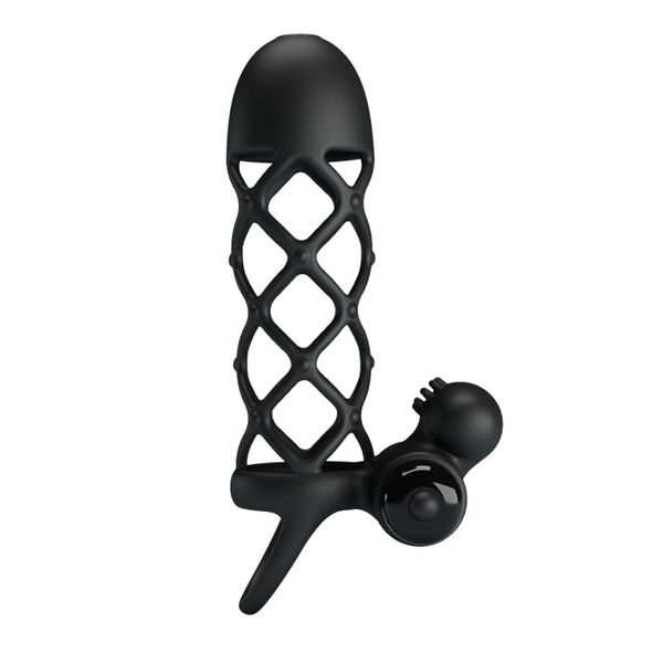 PRETTY LOVE -PENIS SLEEVE I, 10 vibration functions zdjęcie 3