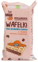 Wafelki Bio z Kremem Kakaowo-Orzechowym Bez Dodatku Cukru 120g ME Gusto