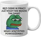 KUBEK Z NADRUKIEM prezent pożegnalny dla pracownika DUŻO WZORÓW