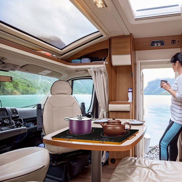 KUCHENKA PŁYTA GRZEWCZA PODWÓJNA DWUPALNIKOWA PRZENOŚNA 4000W ELEKTRYCZNA zdjęcie 3