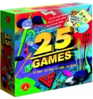 25 gier - zestaw gier planszowych zręcznościowych karcianych dla dzieci