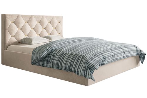 Łóżko tapicerowane  slim4 120x200 ze stelażem i pojemnikiem kolory na Arena.pl