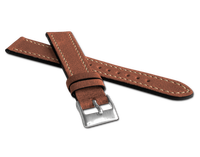 LAVVU Brązowy pasek RETRO z luksusowej skóry Top Grain - 20