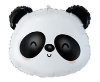 Balon foliowy Panda głowa safari zoo zwierzątka 43x37 cm