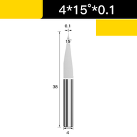 Frez do grawerowania 3.175-6.0mm VHM Rozmiar: 4.0*15°*0.1