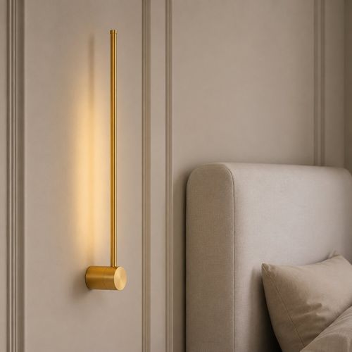 Lampa ścienna SPARO LED złota 60 cm na Arena.pl