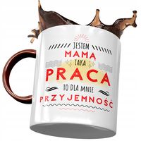 Kubek Bordowy Dla Mamy Matki Na Dzień Mamy Z Nadrukiem Ze Zdjęciem