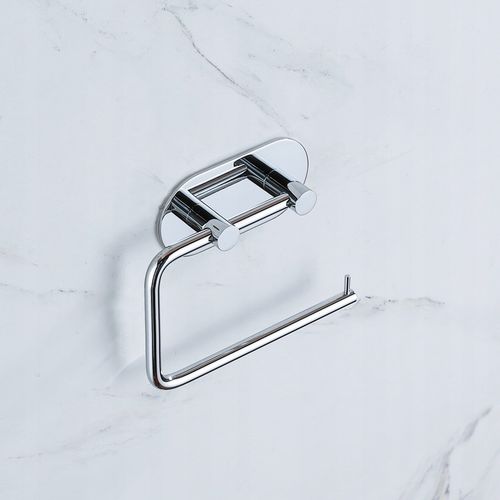 Uchwyt na papier toaletowy chrom samoprzylepny na Arena.pl