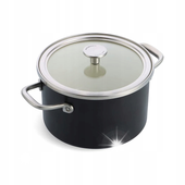 KitchenAid Steel Core garnek 20cm 3,7l z pokrywką emaliowany indukcja gaz