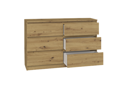 KOMODA MALWA M6 120 400 - DĄB ARTISAN na Arena.pl