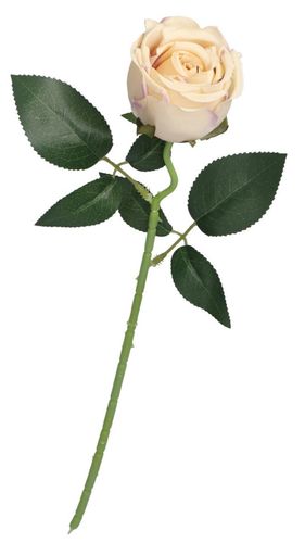 RÓŻA POJEDYNCZA JAK ŻYWA DUŻA 50CM SATYNOWA SZTUCZNE KWIATY RÓŻE na Arena.pl