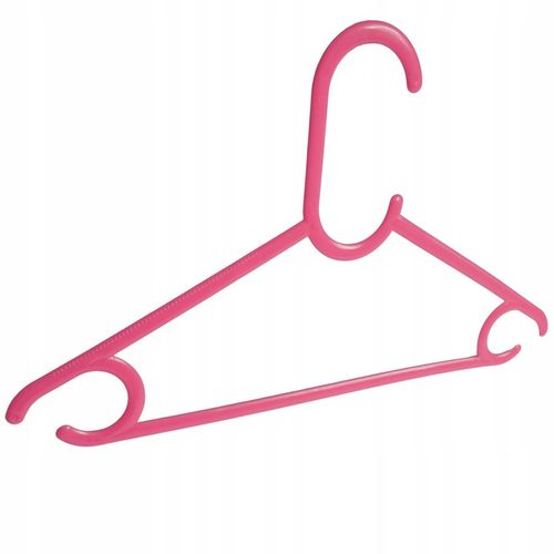 Wieszaki dziecięce dla dzieci na ubrania różowe 25 sztuk ubraniowe na Arena.pl